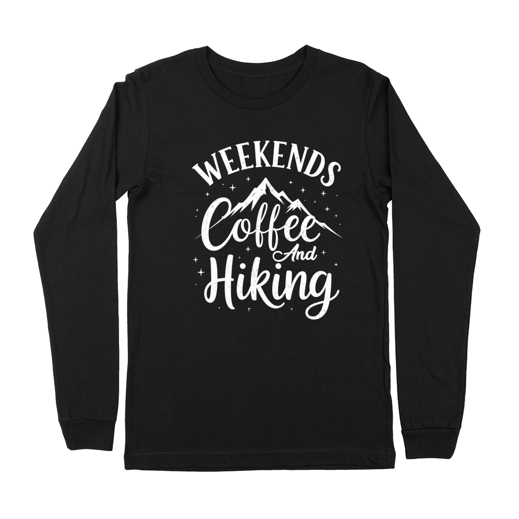 Weekends coffee hiking Premium Long Sleeve
