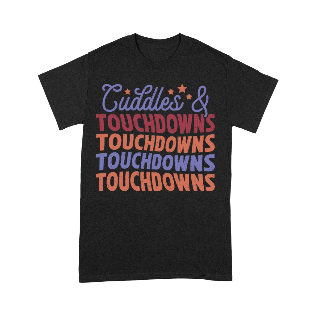 Cuddles and Touchdowns color grunge Premium T-shirt
