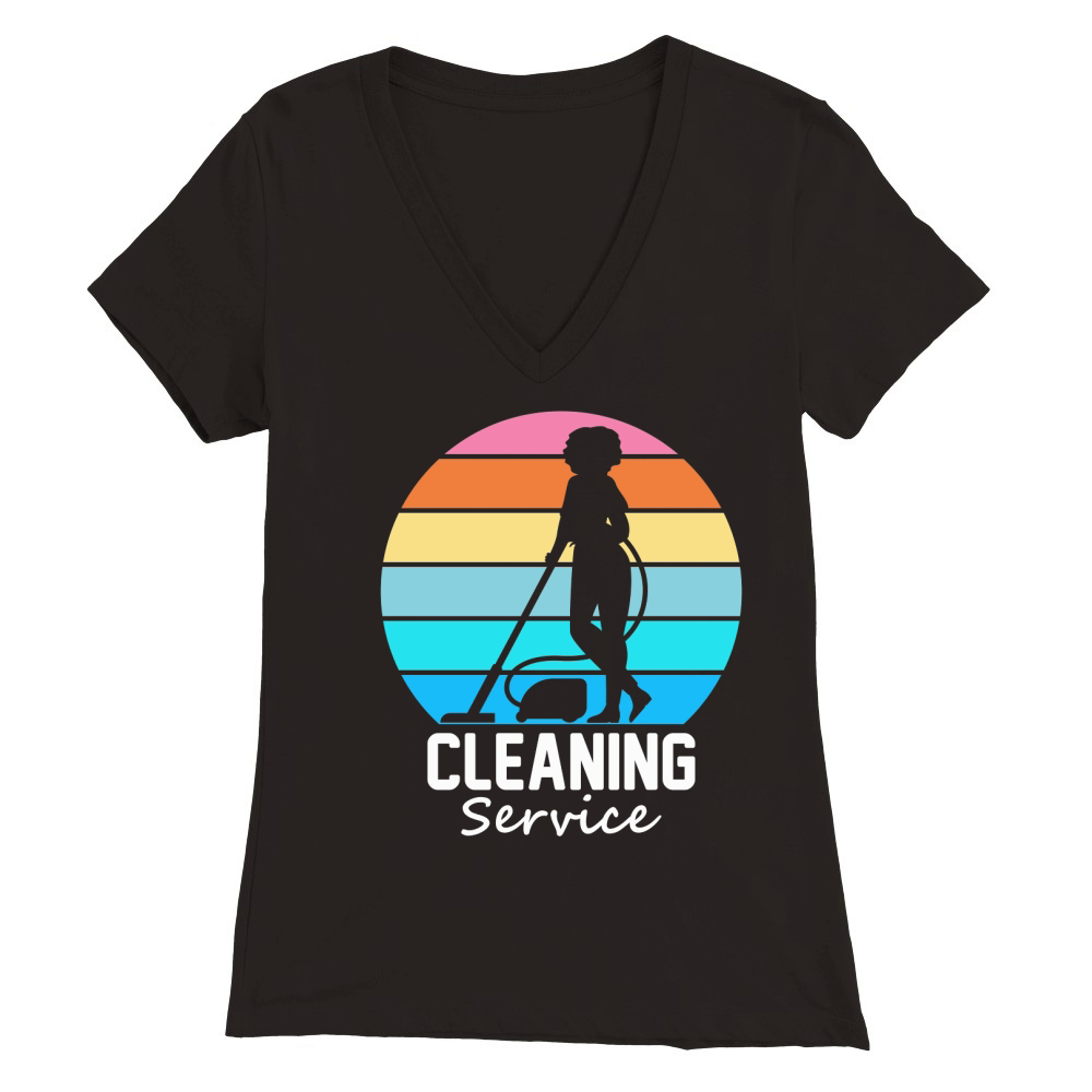 cleaning service Premium Womens V-Neck T-shirt