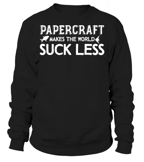Papercraft Joke Origami Artwork Paper Cardmaking Sweatshirt Unisex