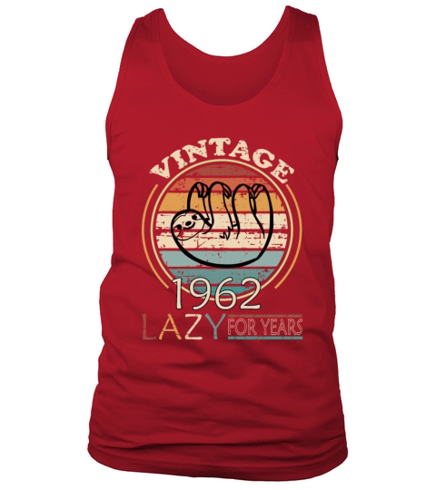 1962 vintage birthday idler pension Tank Top Unisex