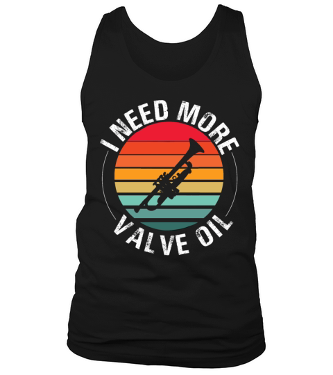 Trumpeter Vintage Valve Oil Marching Band Trumpet Tank Top Unisex