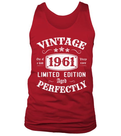 Vintage 1961 Limited Edition Aged Perfectly Tank Top Unisex