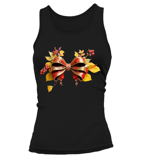 Fall Coquette bow sublimation 02 Tank top Woman
