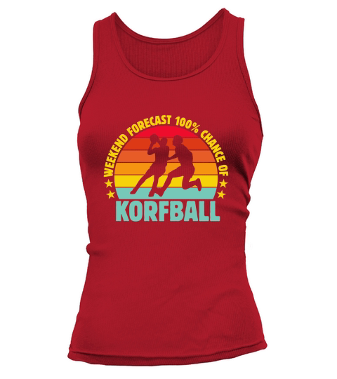 Weekend Forecast 100% Chance Of Korfball 02 Tank top Woman