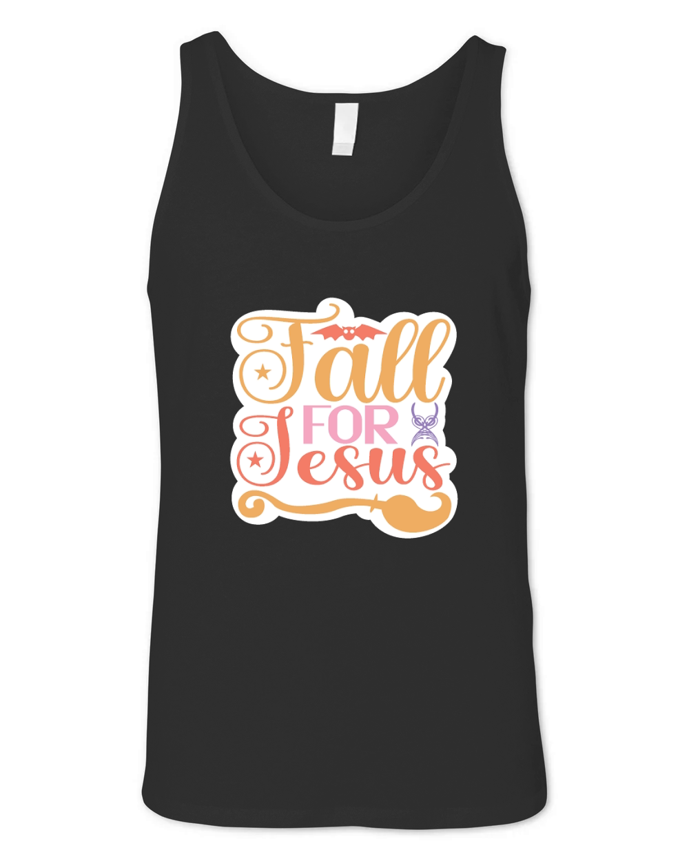 Fall for jesus Unisex Jersey Tank
