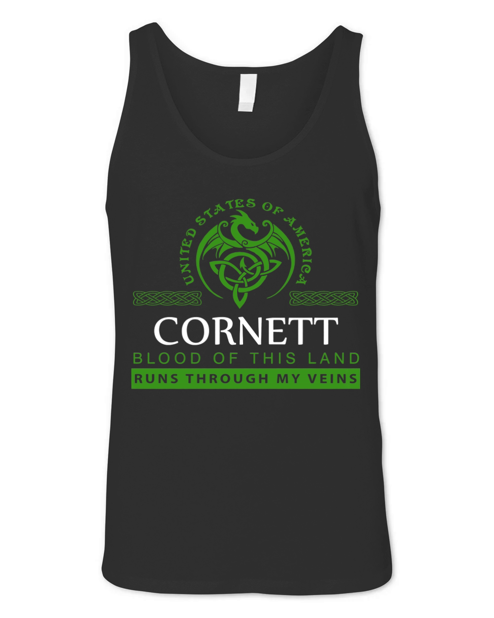Keep Calm and Let CORNETT Handle it. Gift T-Shirt Unisex Jersey Tank