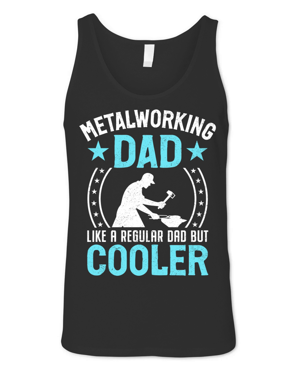 Metalworking Dad Like A Regular dad but Cooler 04 Unisex Jersey Tank