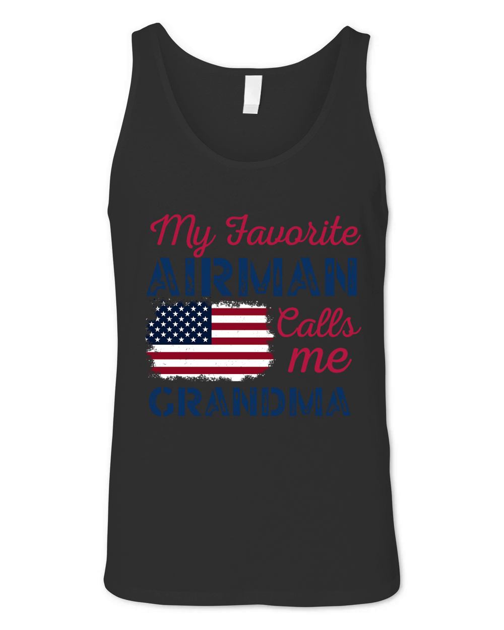 My favorite airman Calls me 03 Unisex Jersey Tank