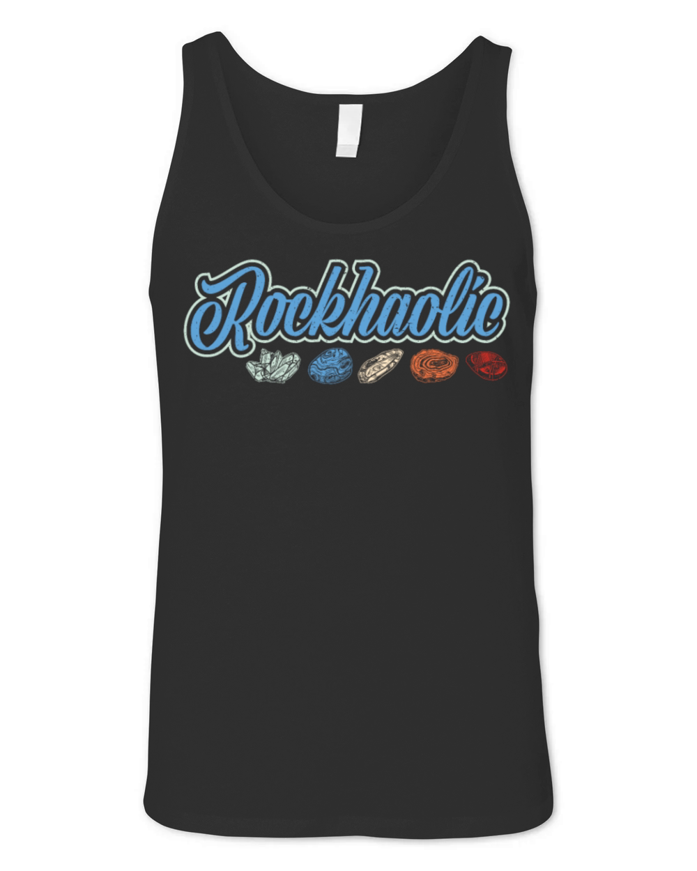 Rockhaolic - geology and rock collecting gift Unisex Jersey Tank