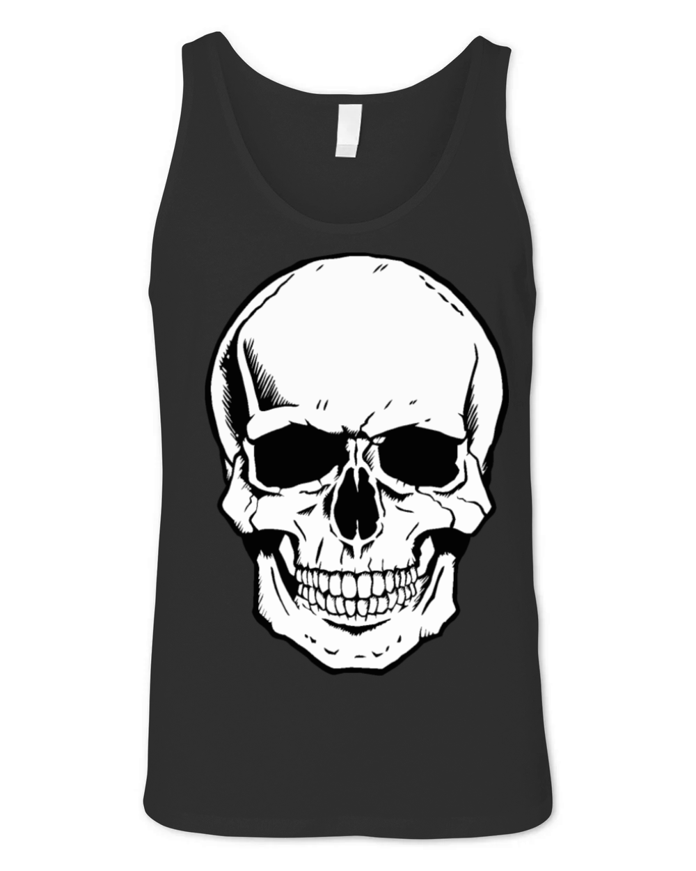 skeleton face Unisex Jersey Tank