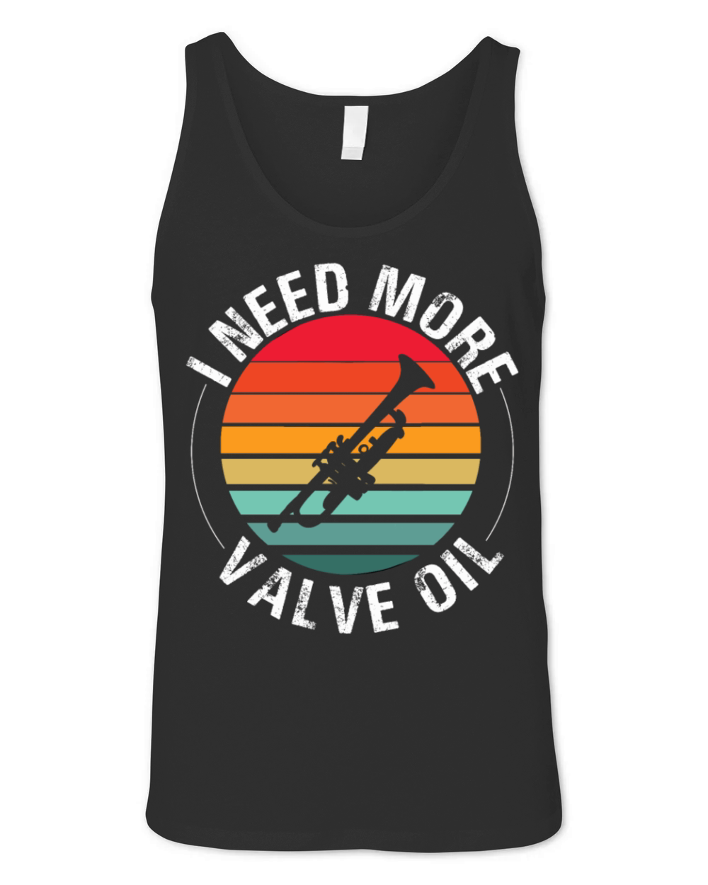 Trumpeter Vintage Valve Oil Marching Band Trumpet Unisex Jersey Tank