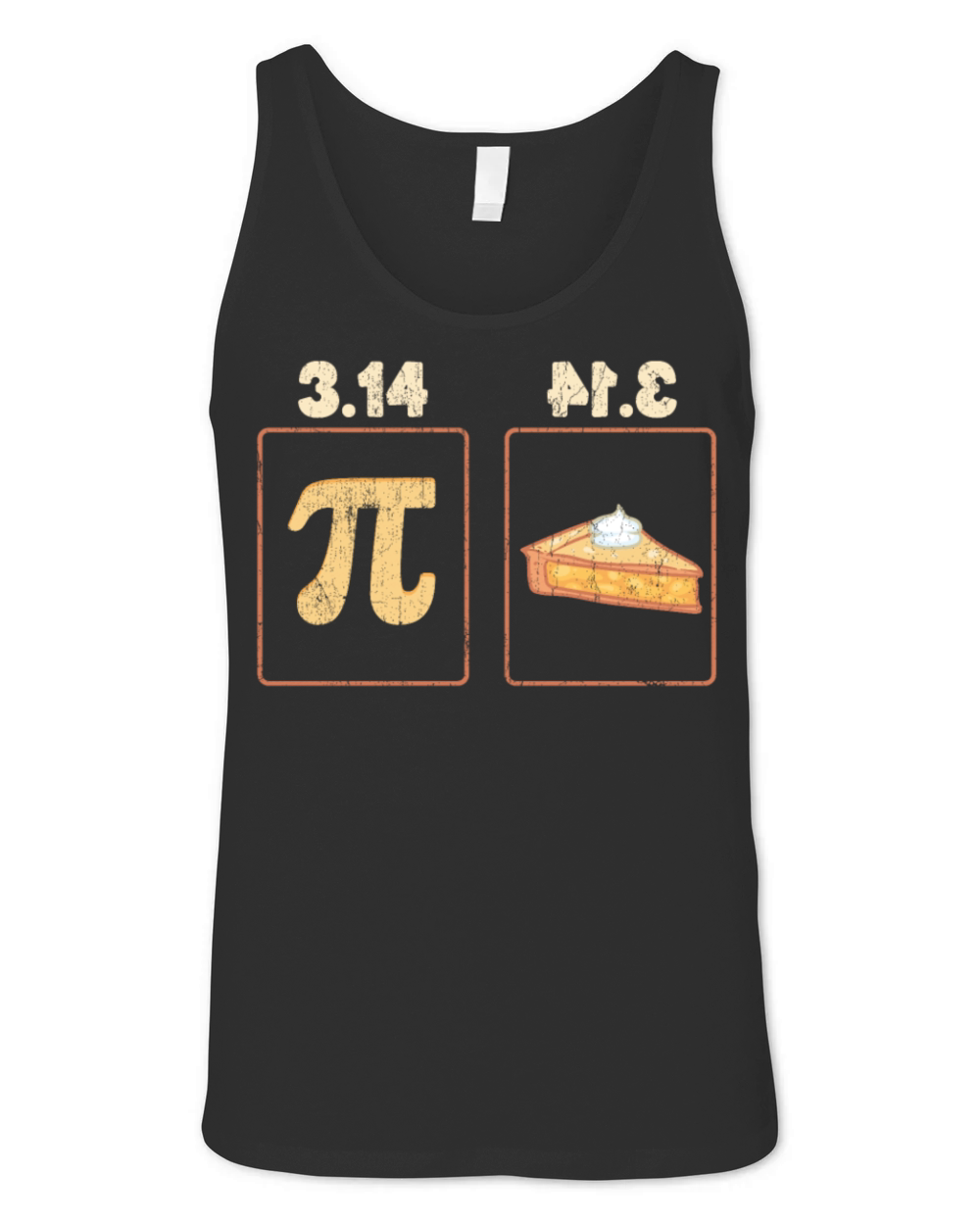 Vintage Pi Day Pi Equals Pie Unisex Jersey Tank