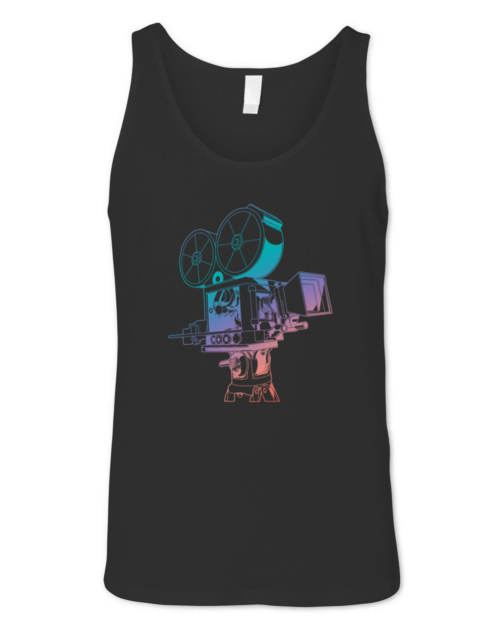 Vintage Video Camera Unisex Jersey Tank
