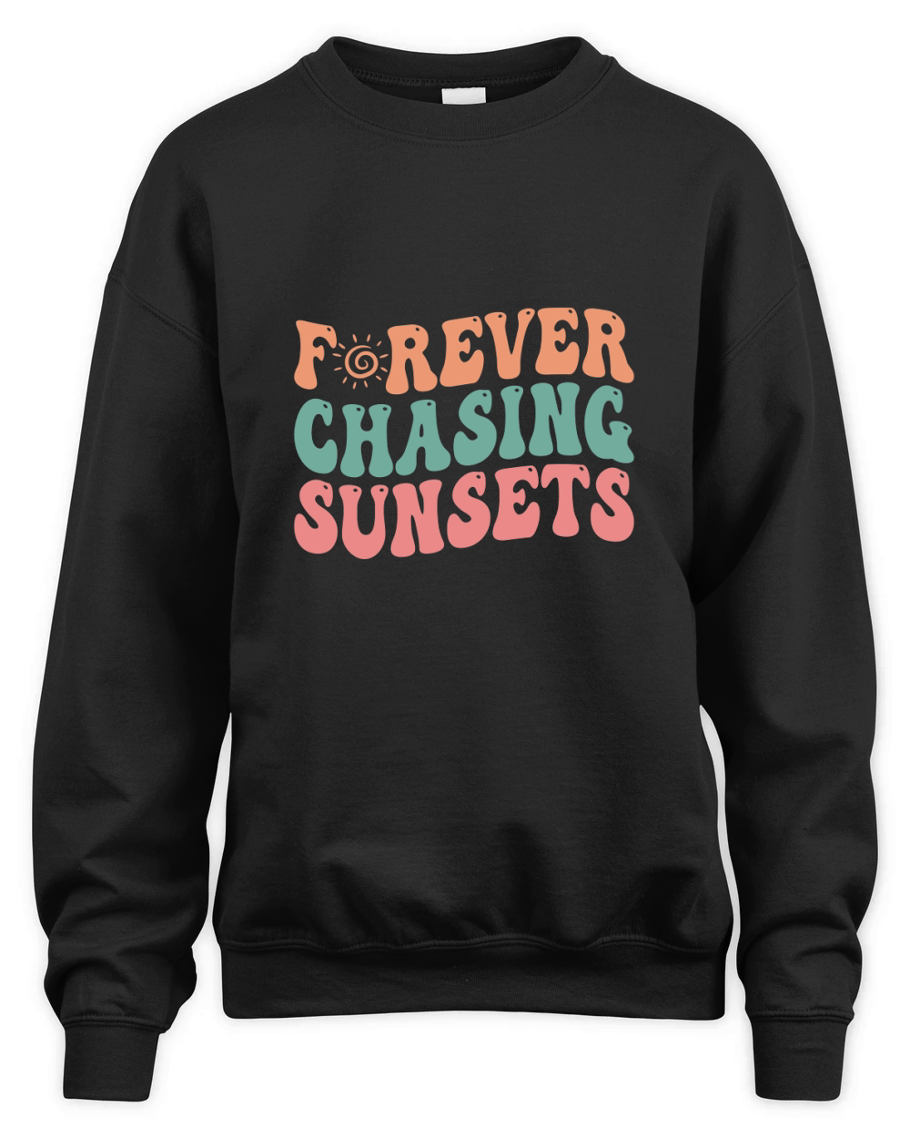 Forever chasing sunsets Unisex Premium Crewneck Sweatshirt