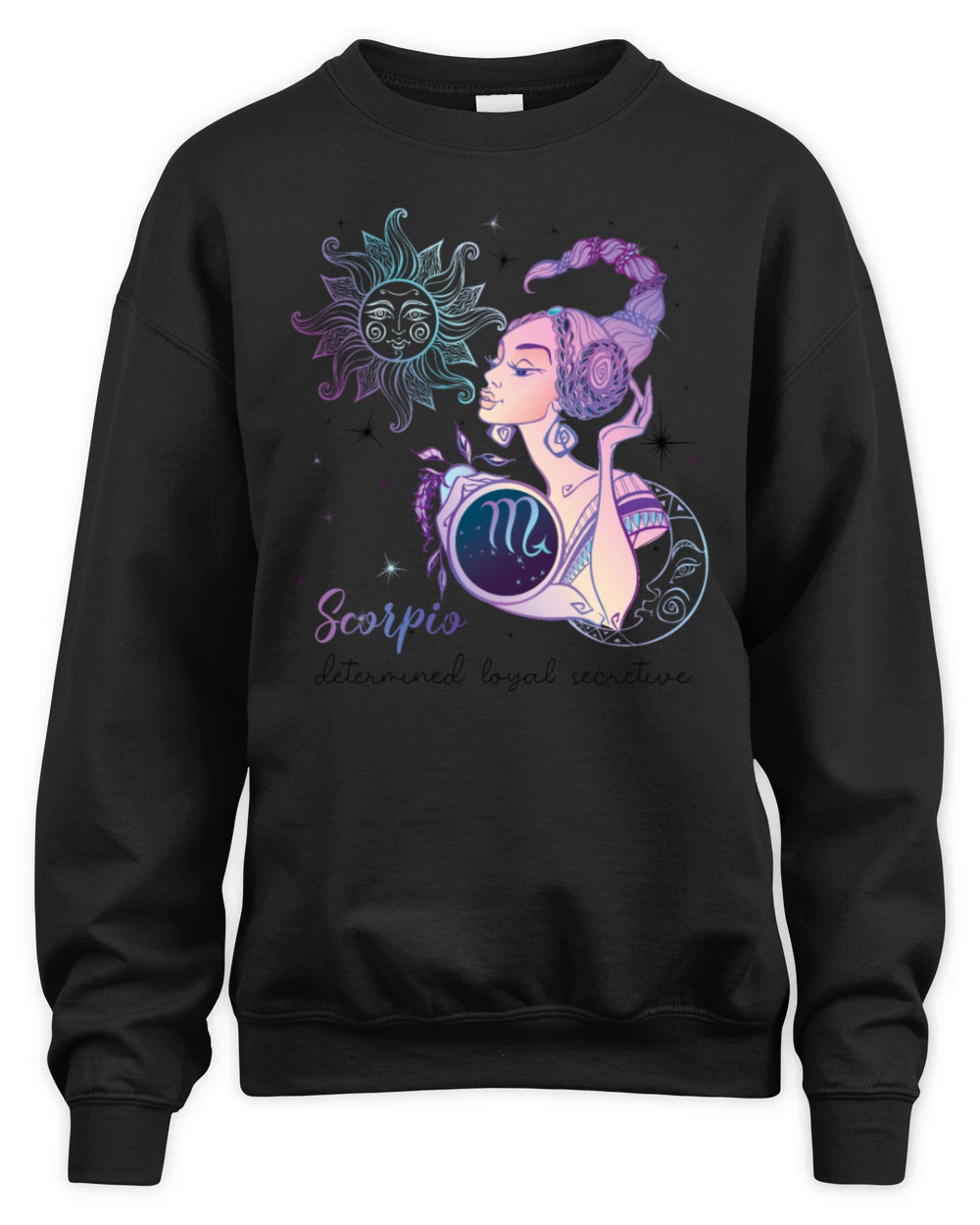 Scorpio Zodiac Sign Birthday Gifts Horoscope Woman Unisex Premium Crewneck Sweatshirt