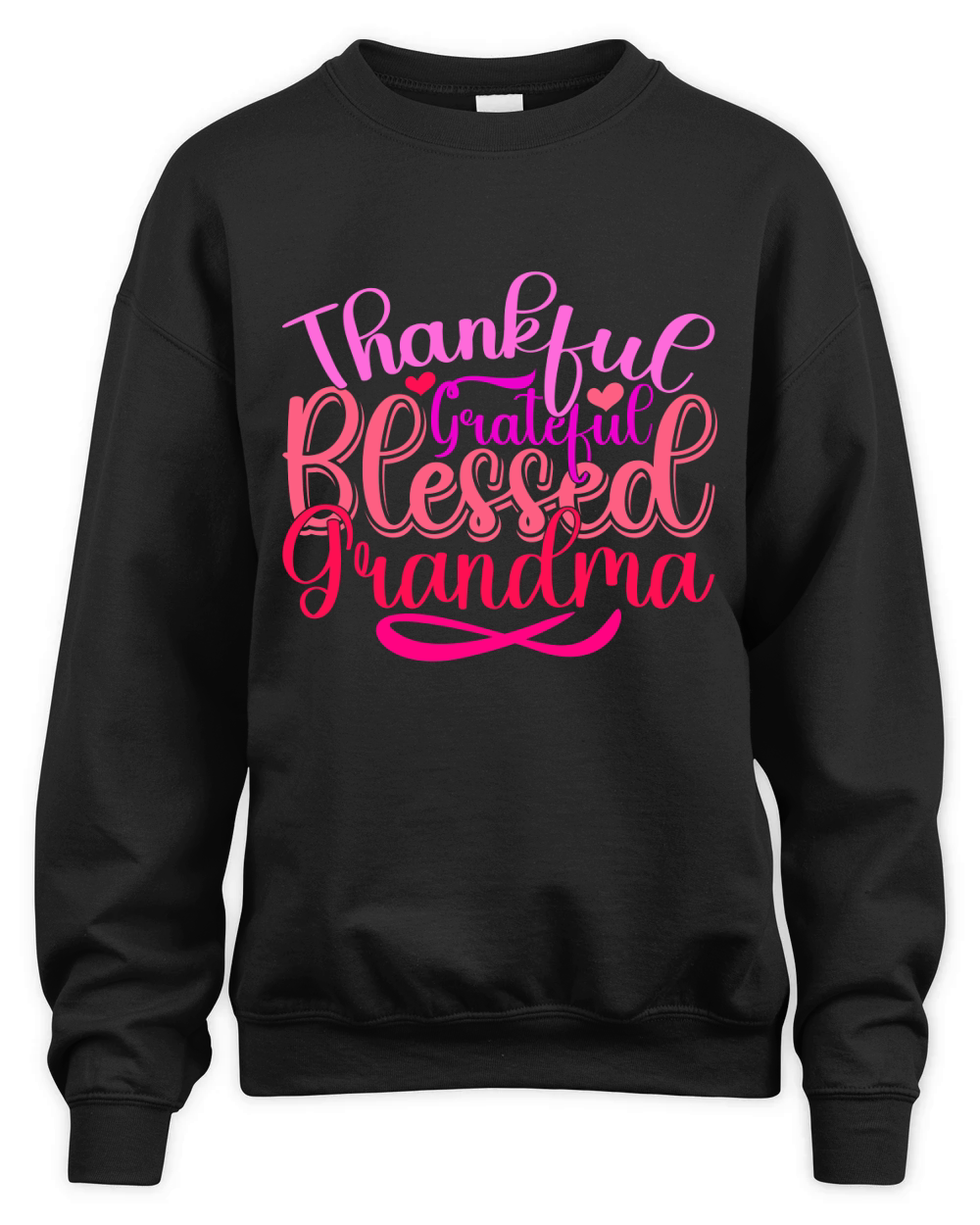 Thankful Grateful Blessed Grandma 1 Unisex Premium Crewneck Sweatshirt