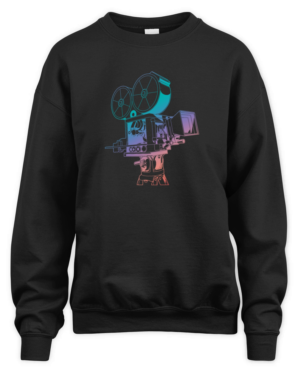 Vintage Video Camera Unisex Premium Crewneck Sweatshirt