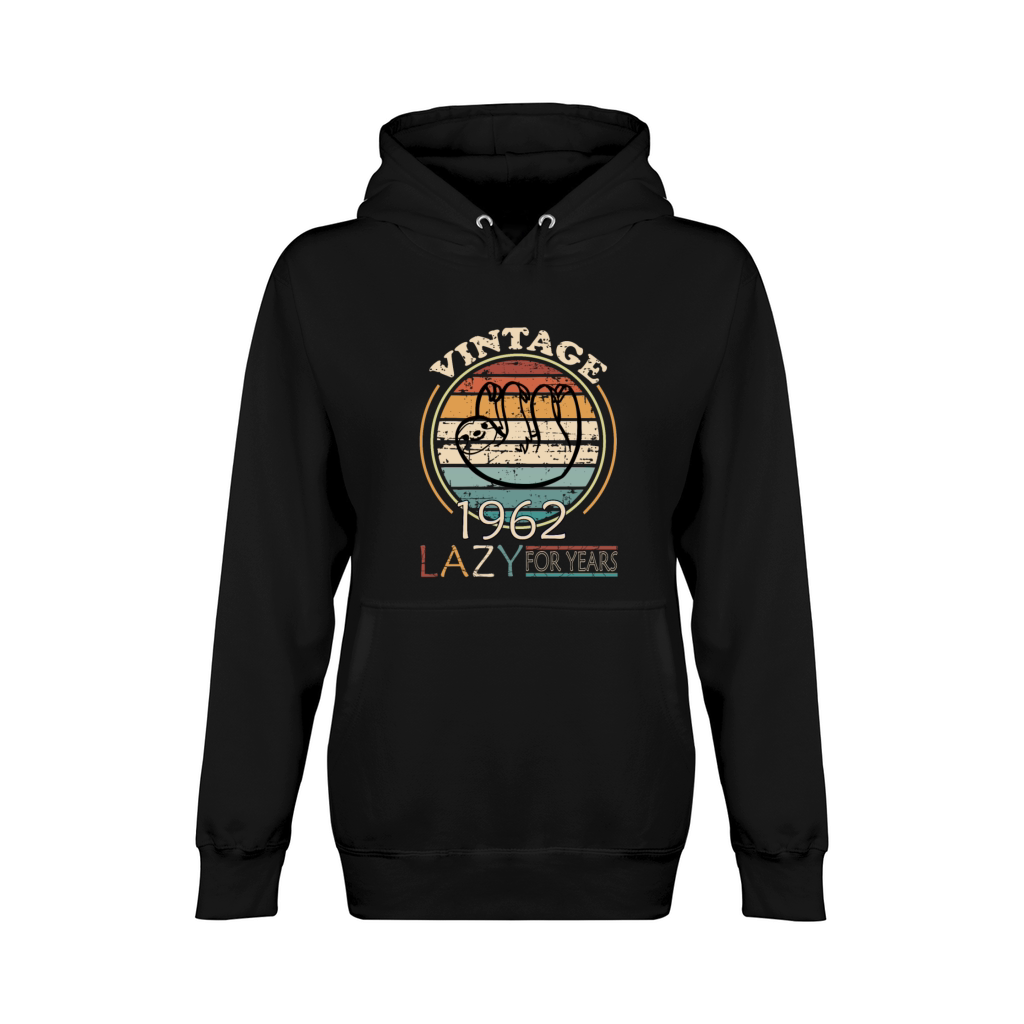 1962 vintage birthday idler pension Unisex Premium Pullover Hoodie