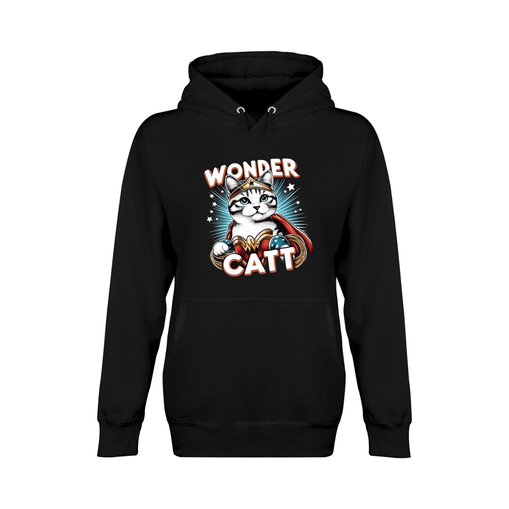 funny super cat (2) Unisex Premium Pullover Hoodie