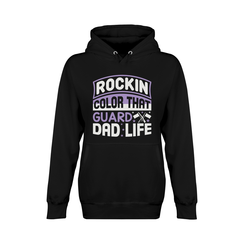 Rockin That Color Guard Dad Life 04 Unisex Premium Pullover Hoodie