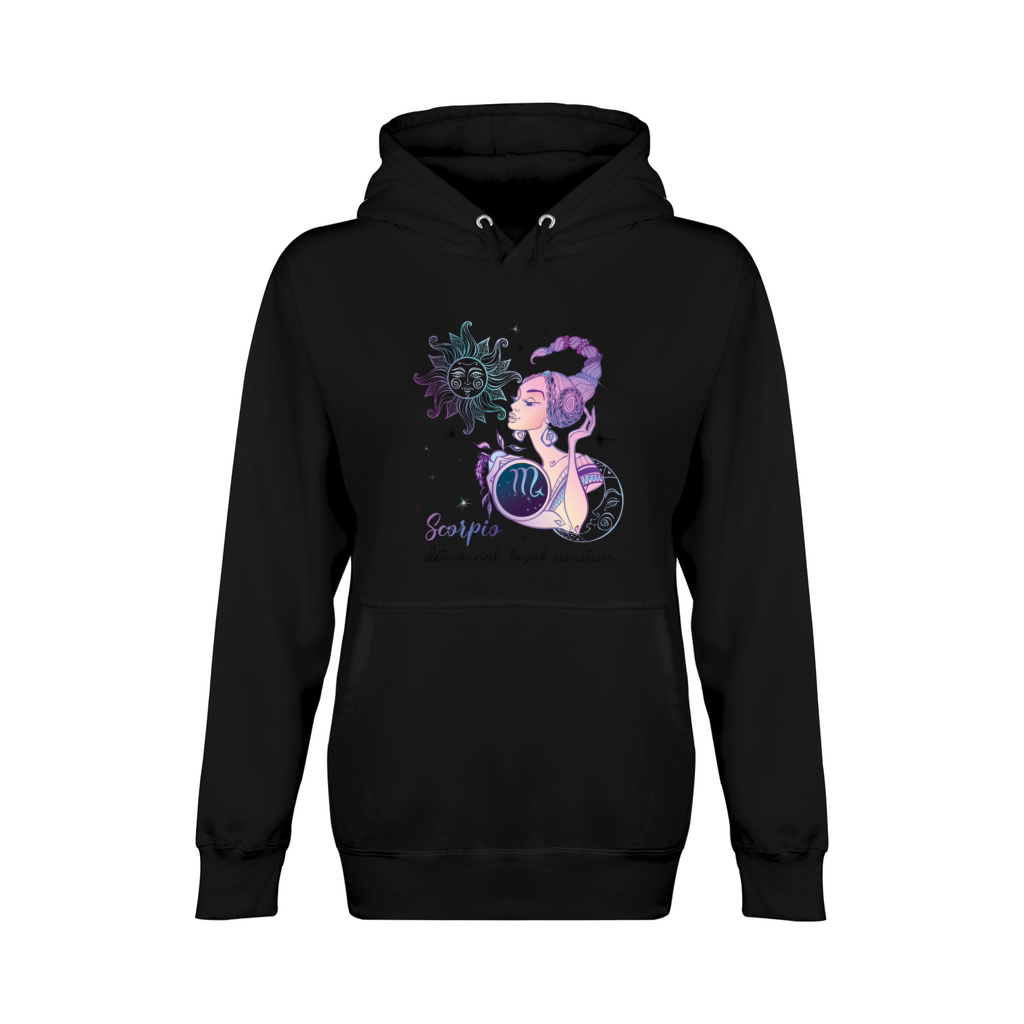 Scorpio Zodiac Sign Birthday Gifts Horoscope Woman Unisex Premium Pullover Hoodie