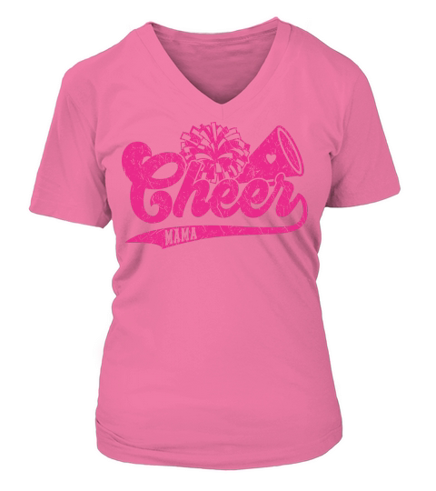 Cheer Mama Retro 1 V-neck T-Shirt Woman