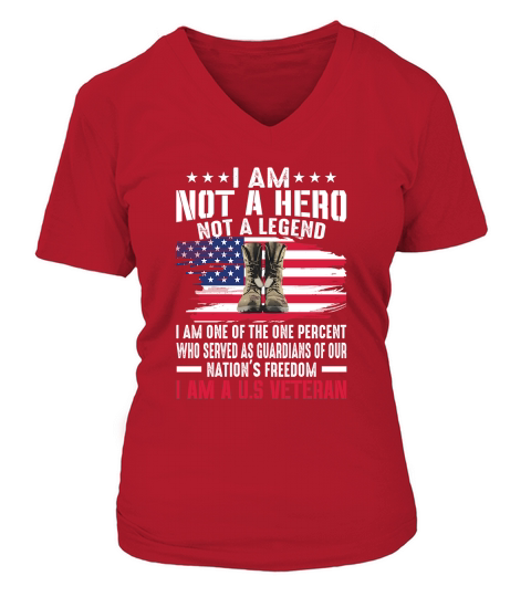 I Am not a hero not a legend......... V-neck T-Shirt Woman