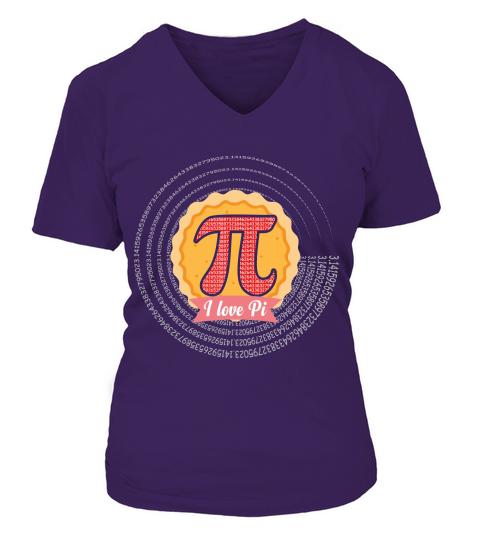 I love pi V-neck T-Shirt Woman
