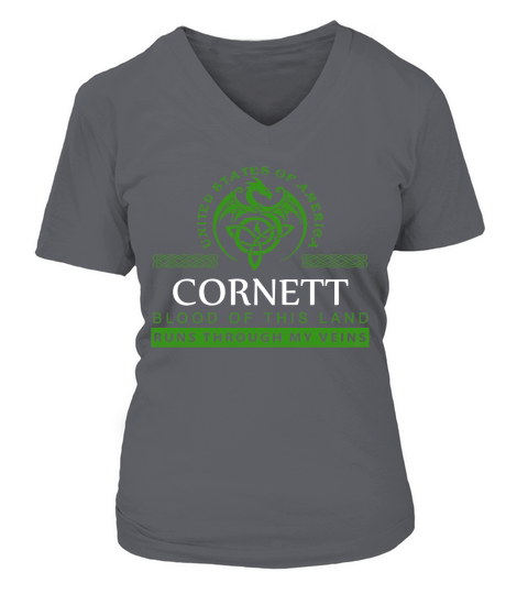 Keep Calm and Let CORNETT Handle it. Gift T-Shirt V-neck T-Shirt Woman