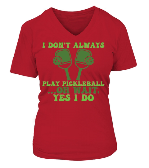 pickleball (8) V-neck T-Shirt Woman