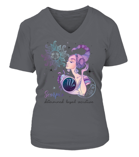 Scorpio Zodiac Sign Birthday Gifts Horoscope Woman V-neck T-Shirt Woman
