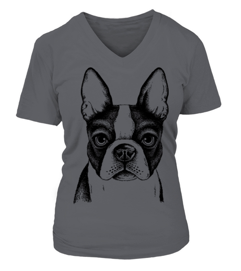 sketches of animals small dog V-neck T-Shirt Woman