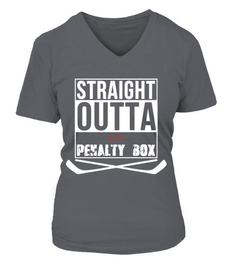 STRAIGHT OUTTA THE PENALTY BOX V-neck T-Shirt Woman
