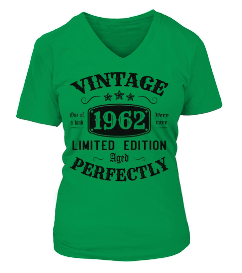 Vintage 1962 Limited Edition Aged Perfectly V-neck T-Shirt Woman