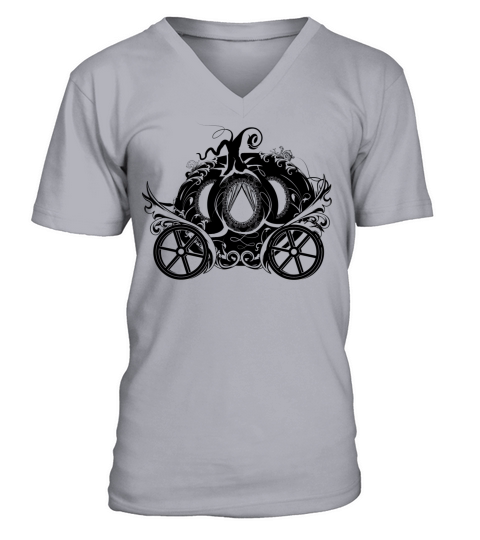 A Pumpkin Carriage V-Neck T-shirt