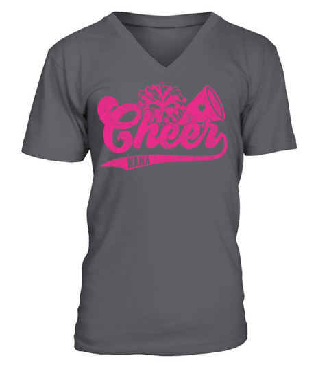Cheer Mama Retro 1 V-Neck T-shirt