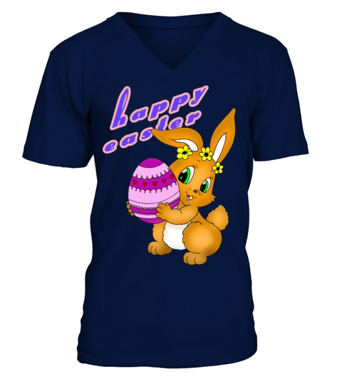 Easter Bunny V-Neck T-shirt
