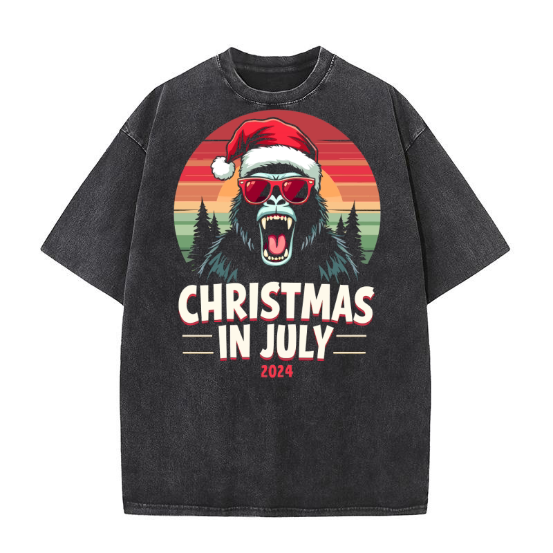 Christmas In July 2024 3 06 Washed T-Shirt