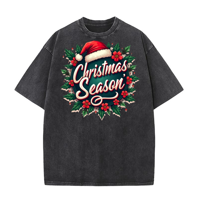 Christmas Season 5 Washed T-Shirt