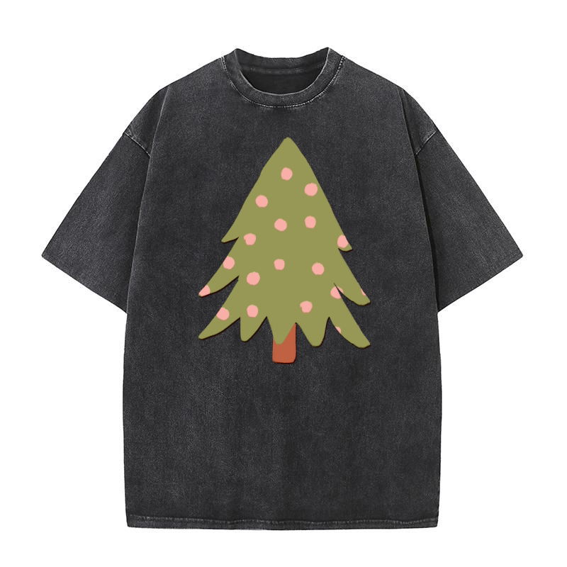 Christmas Tree (2) 1 Washed T-Shirt