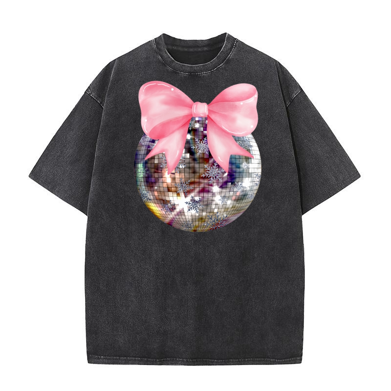 Disco Snow BowC1 Washed T-Shirt