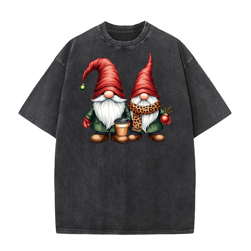 Gnome Sublimation Clipart 10 24 Washed T-Shirt
