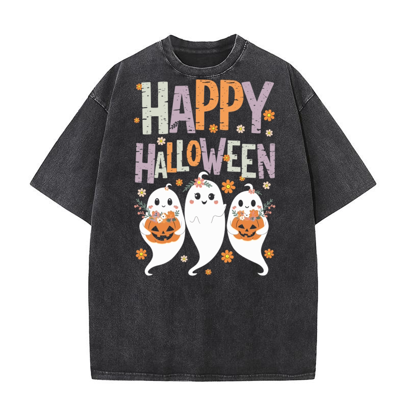 happy halloween Washed T-Shirt