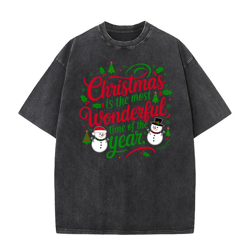 Its The Most Wonderful Time Of The Year Washed T-Shirt