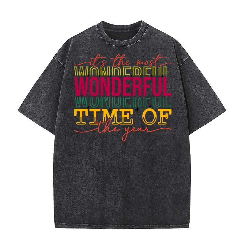 Its the most wonderful time of the year Washed T-Shirt