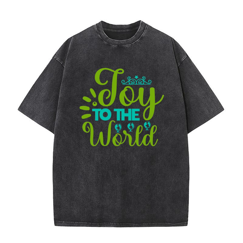 Joy to the world 02 Washed T-Shirt