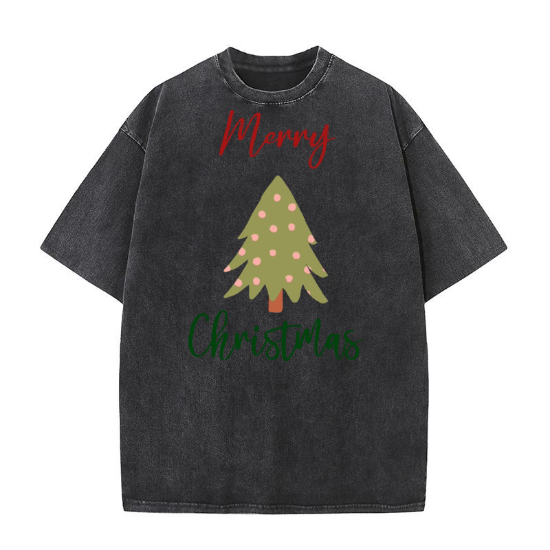 Merry Christmas 42 31 Washed T-Shirt