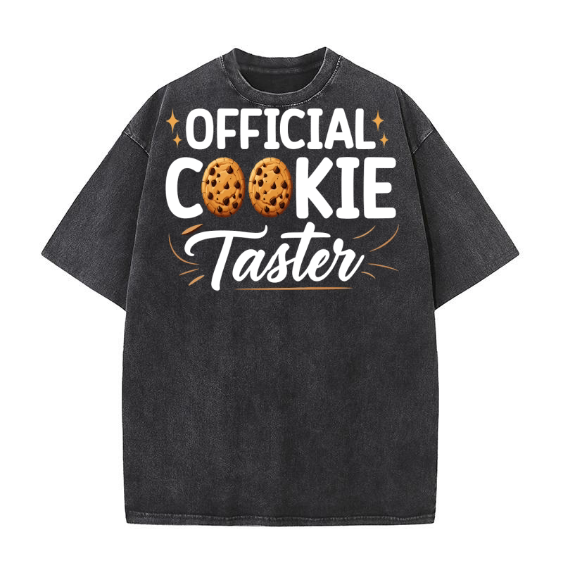 official Cookie Taster 4 Washed T-Shirt