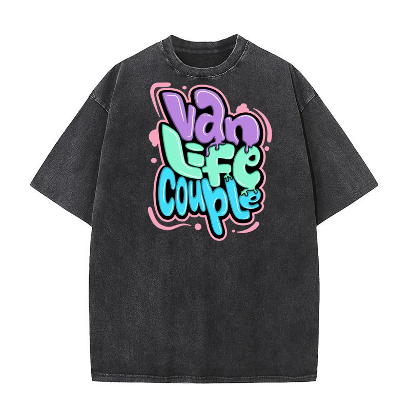 Van life couple Washed T-Shirt